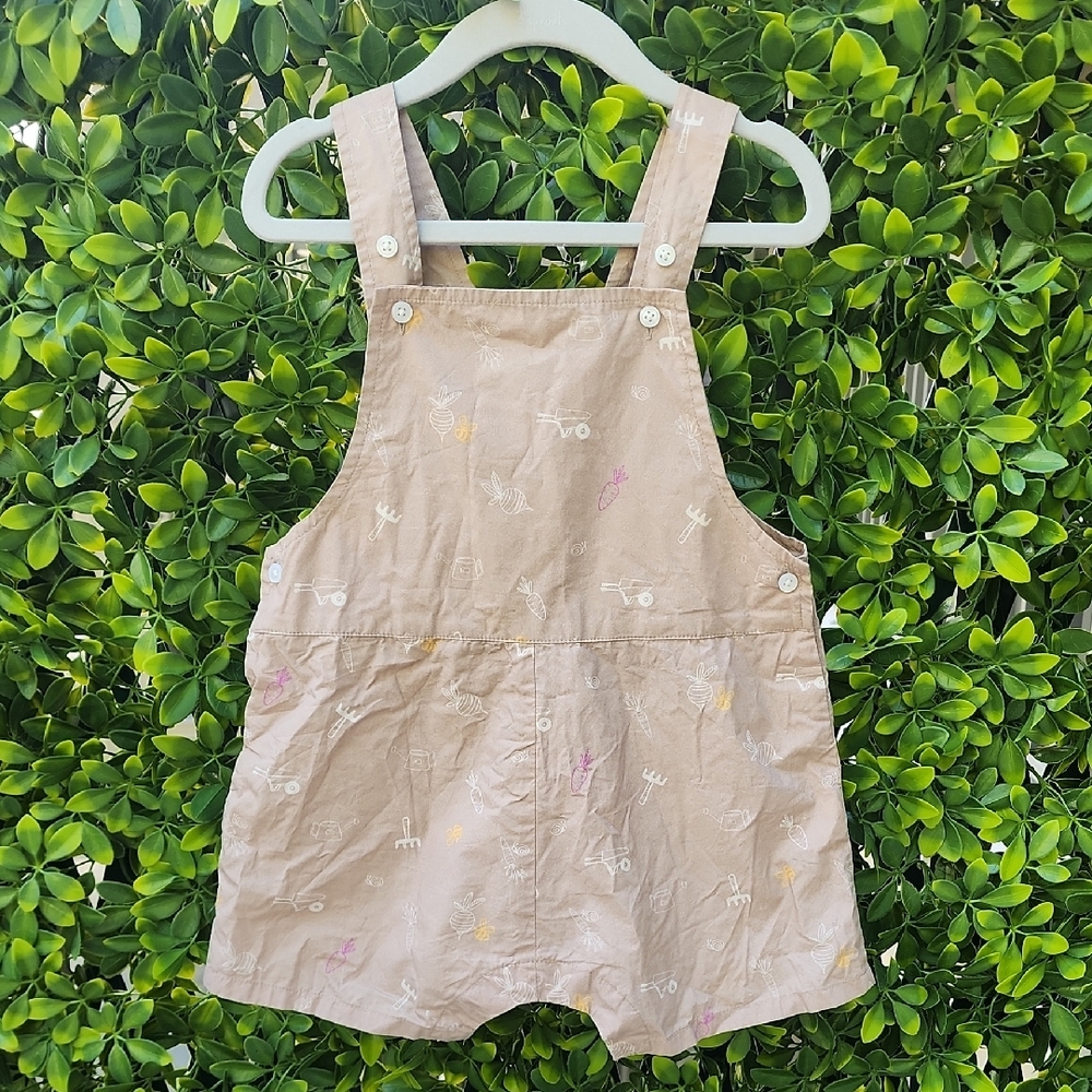 Kids Tan Overalls
